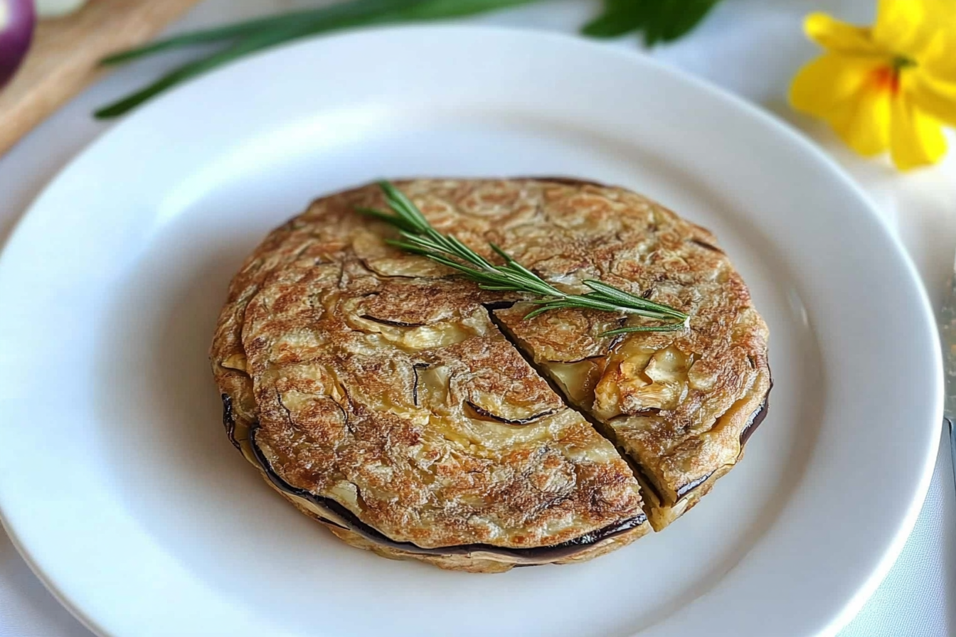 Tortilla aux aubergines