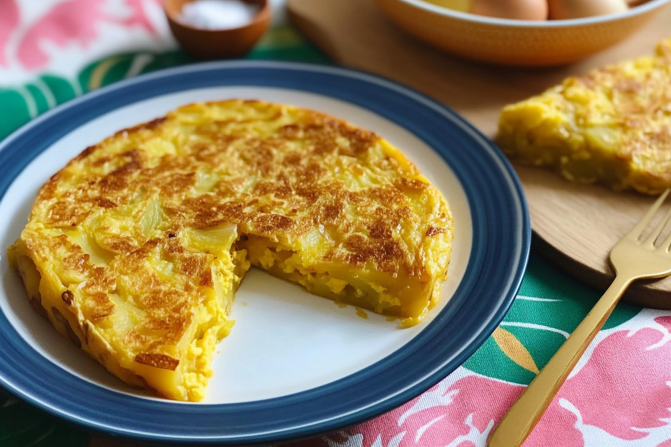 Tortilla de patata et calabaza