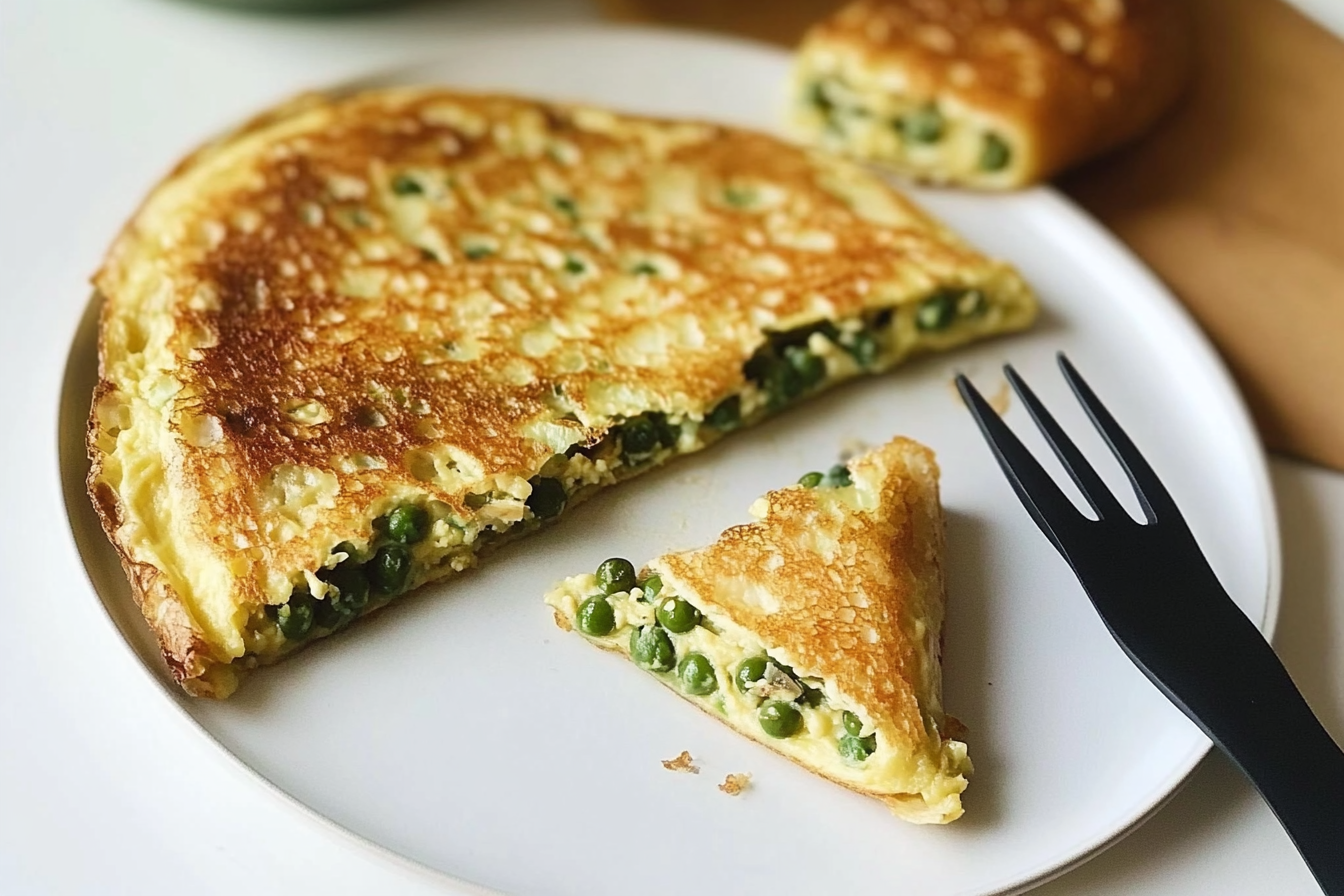 Tortilla de petits pois