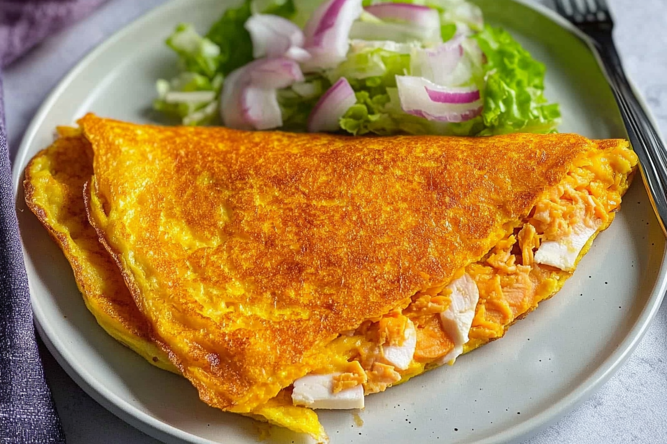 Tortilla de zanahoria et pavo