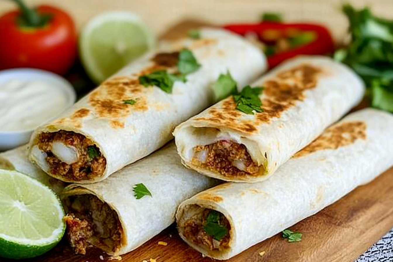 Wraps croustillants au boeuf