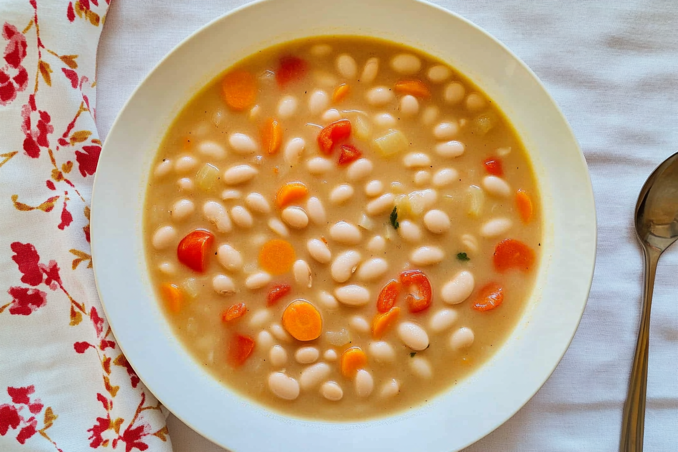 Alubias blanches aux légumes