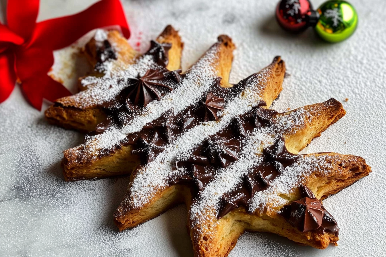 Arbre de Noël en chocolat
