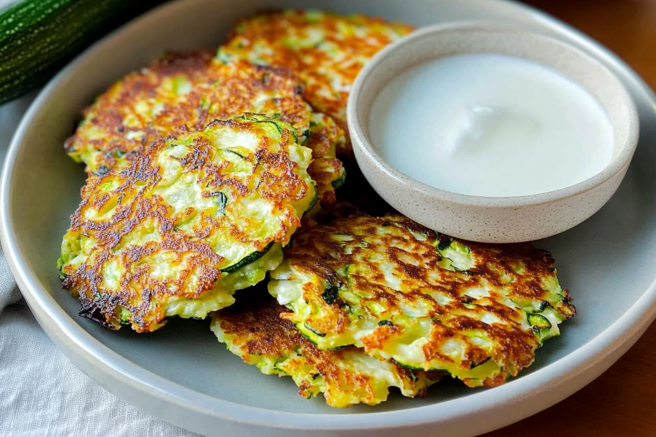 Beignets de courgette et mozzarella