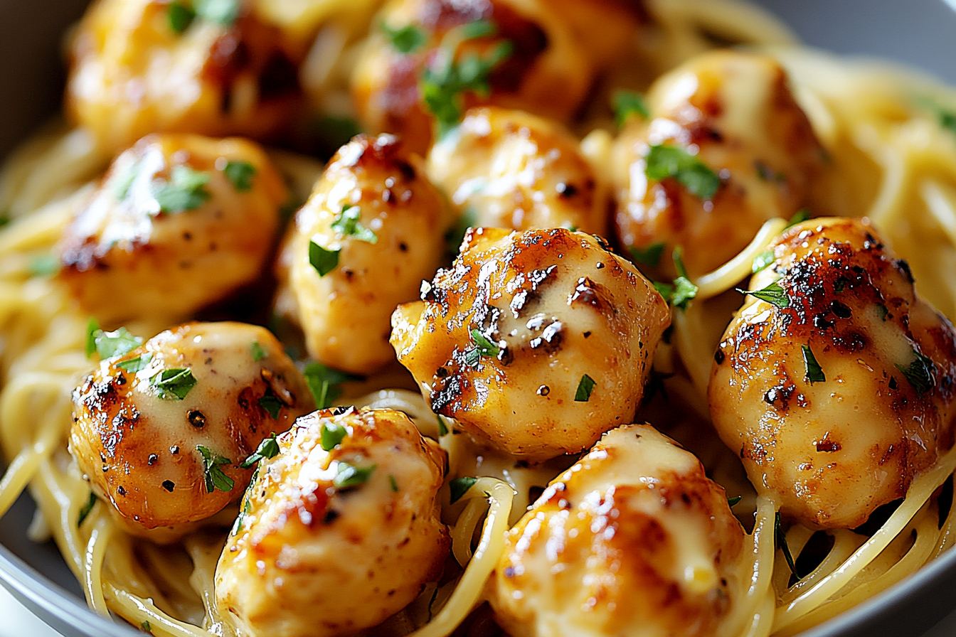 Bouchées de poulet à l'ail
