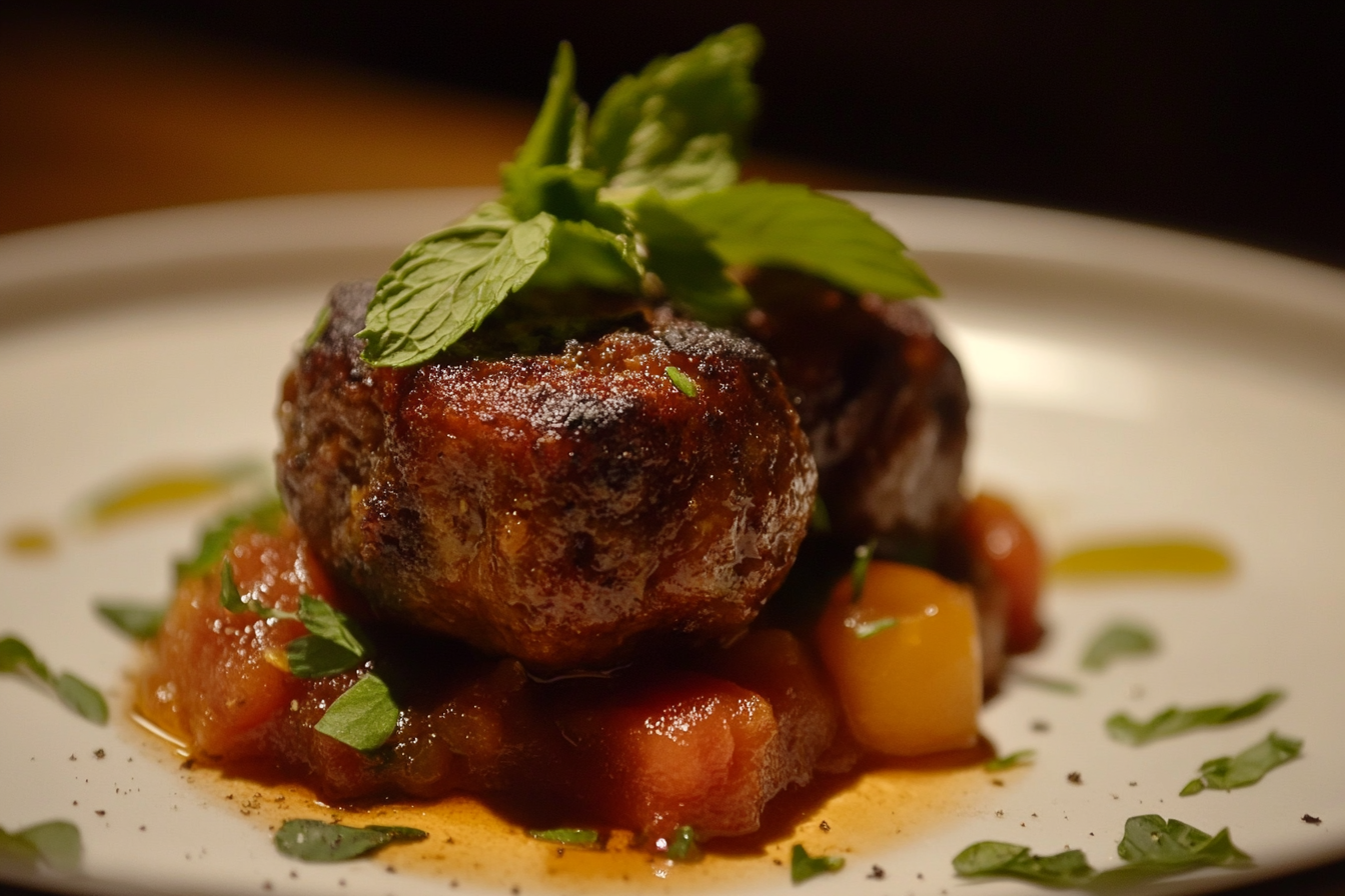 Boulettes d'agneau à la menthe