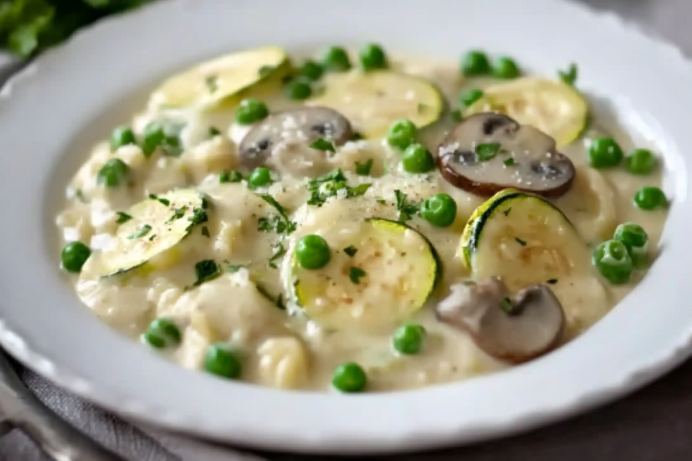 Carbonara végétarienne crémeuse
