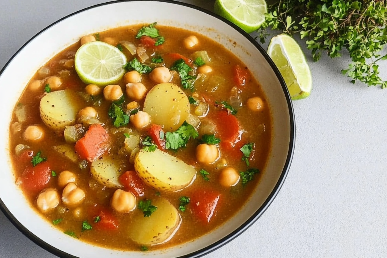 Garbanzos aux pommes de terre