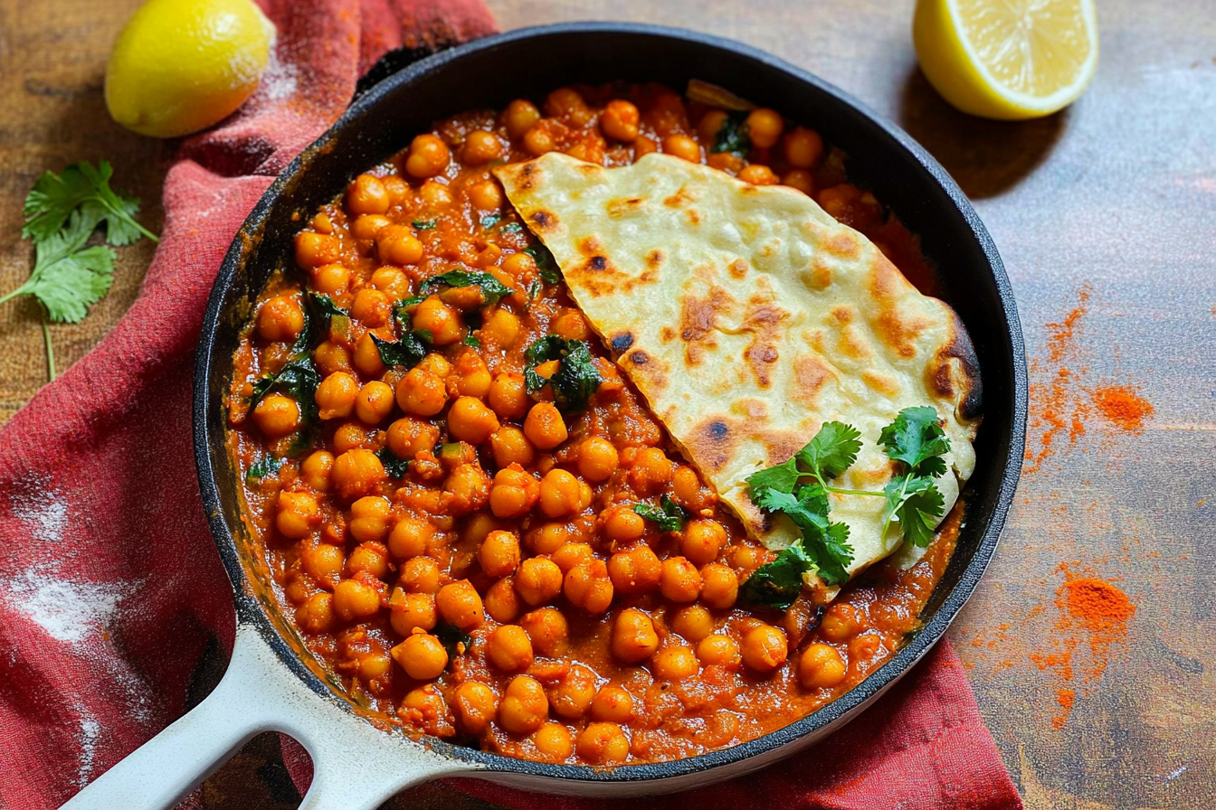 Garbanzos masala épicés