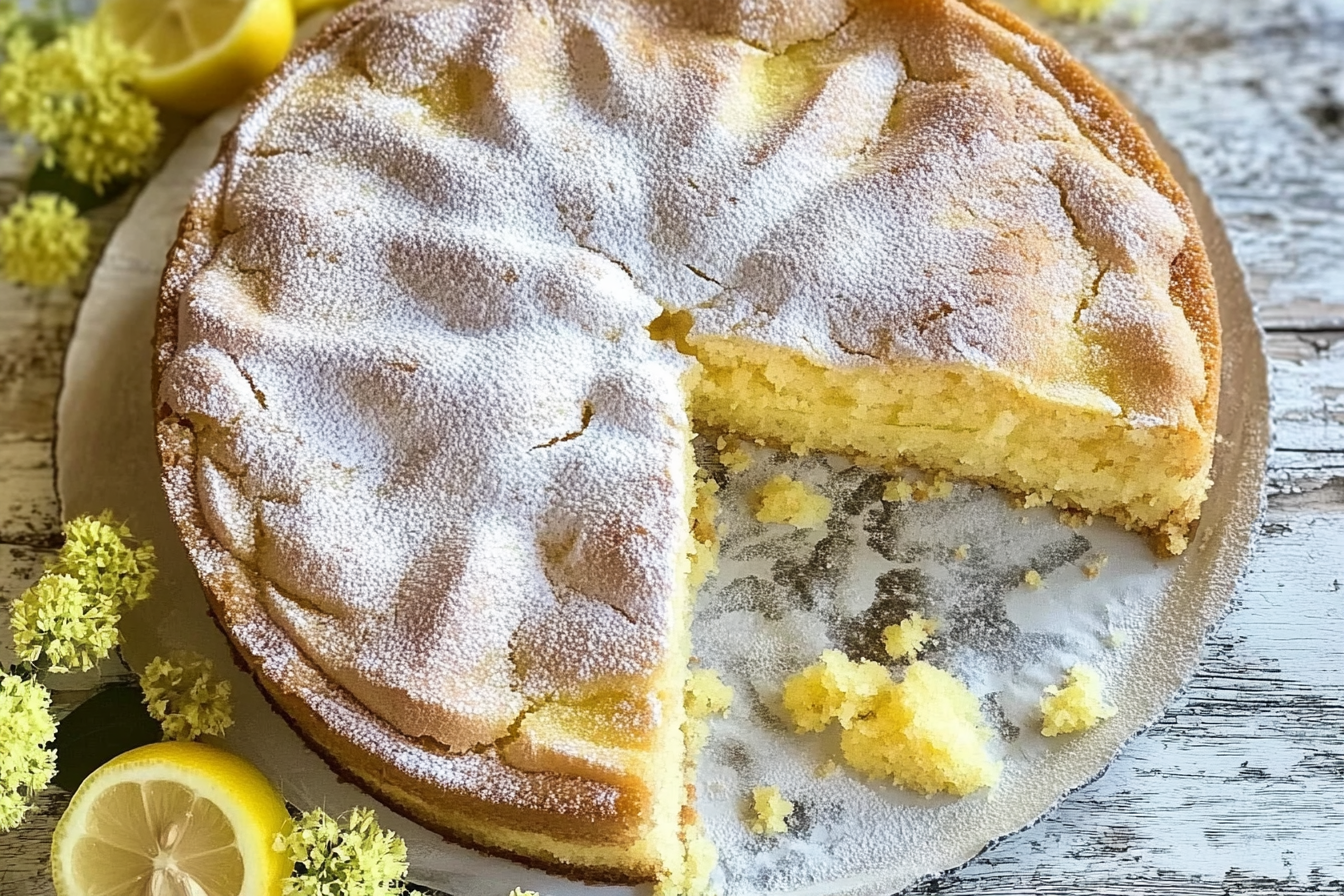 Gâteau de maïzena au citron