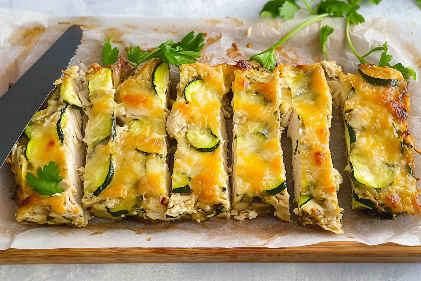 Gâteau de poulet et courgette