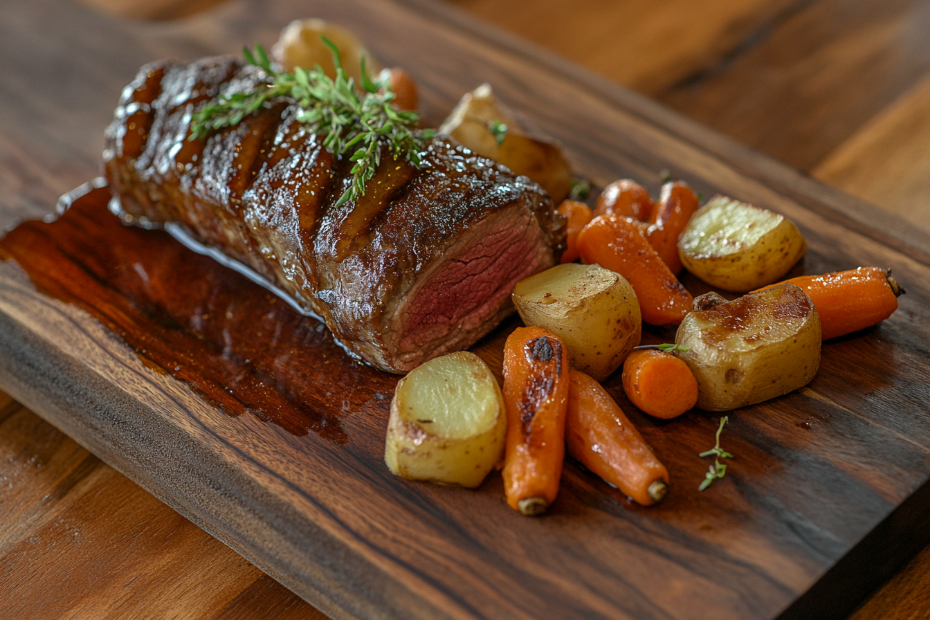 Gigot d'agneau à l'érable