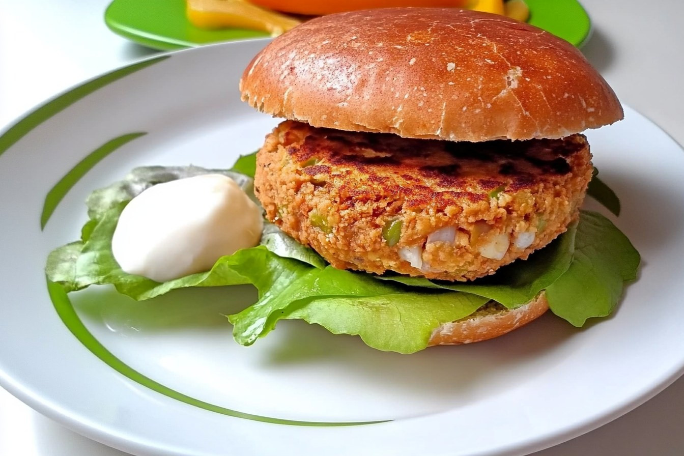 Hamburger de soja et courge