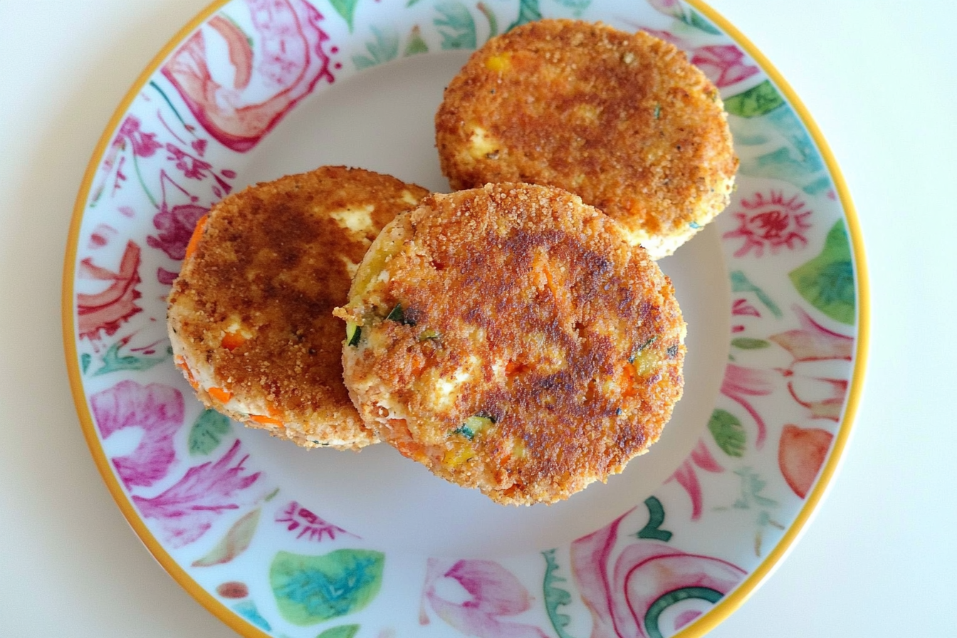 Hamburger de tofu et légumes