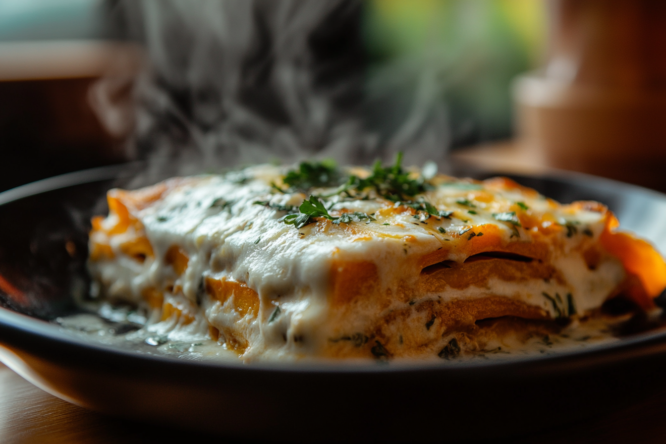 Lasagne de patate douce