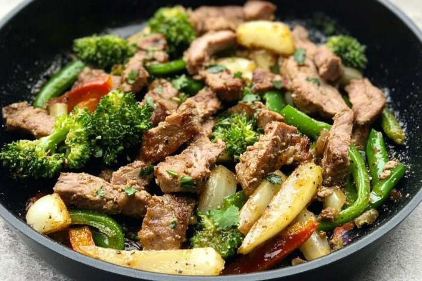 Lomo saltado aux légumes