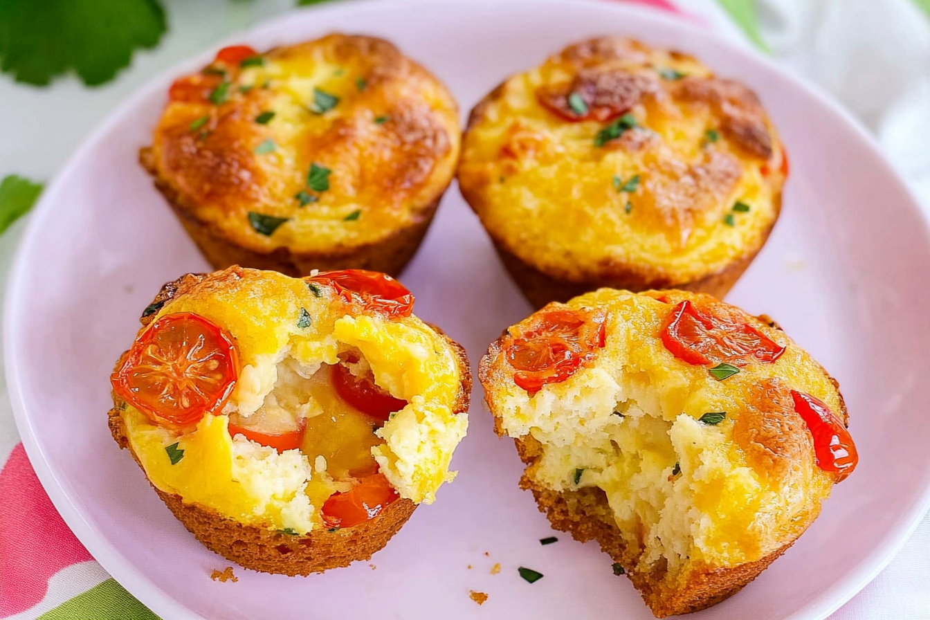 Muffins salés tomate et fromage