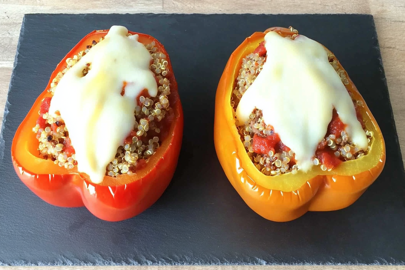 Piments farcis à la quinoa