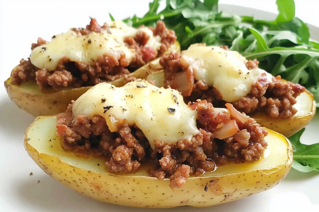Pommes de terre farcies au fromage