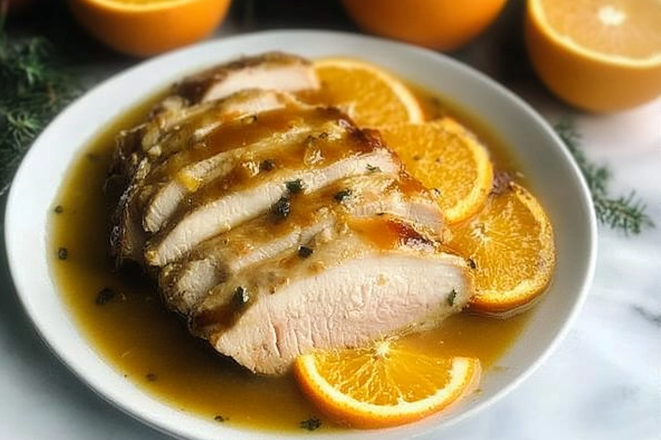 Porc à la sauce orange