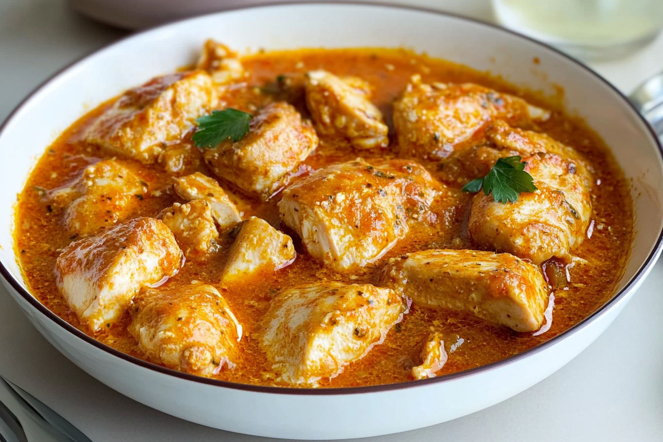 Poulet en sauce facile