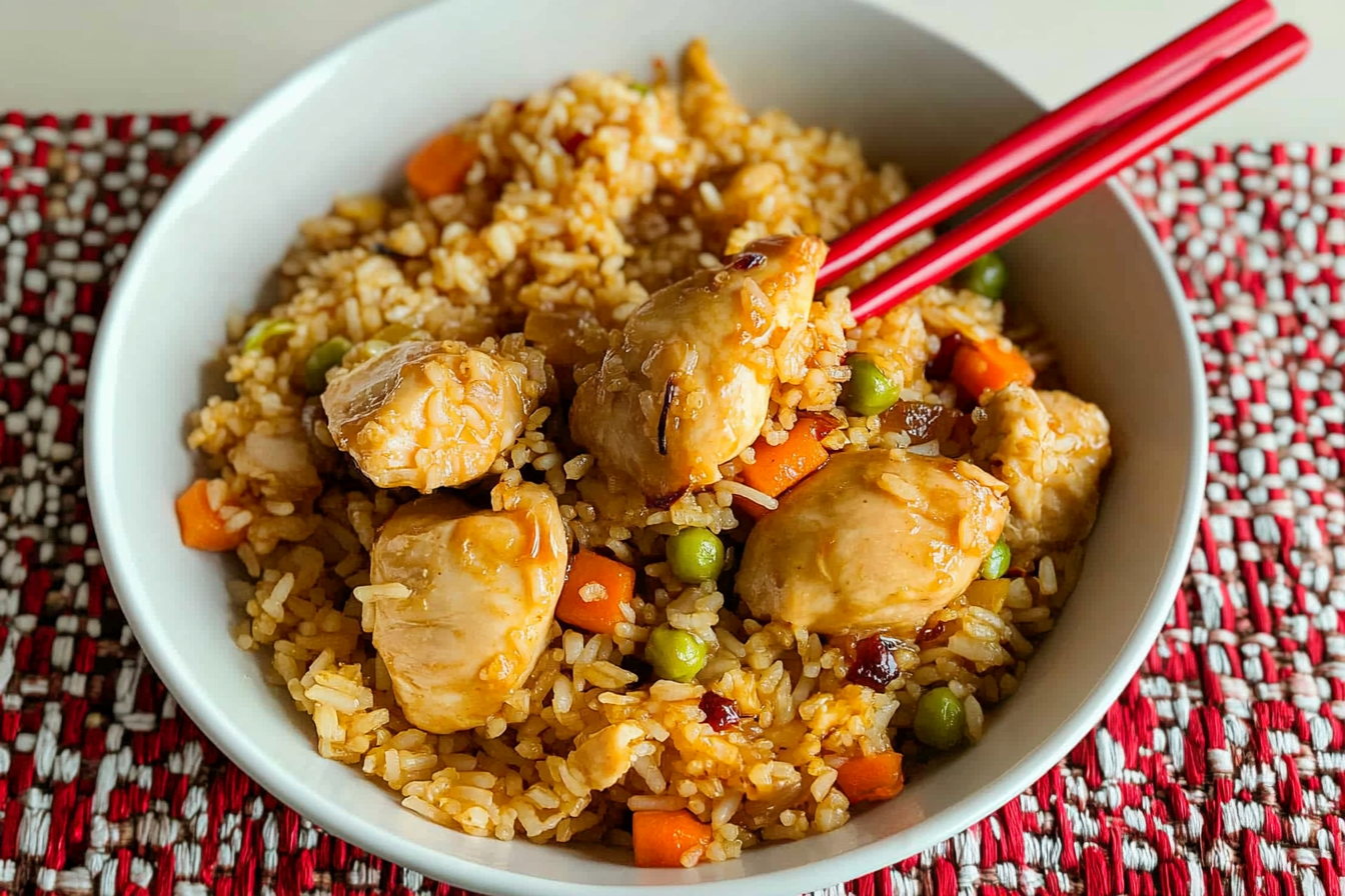 Risotto cantonais simple et rapide