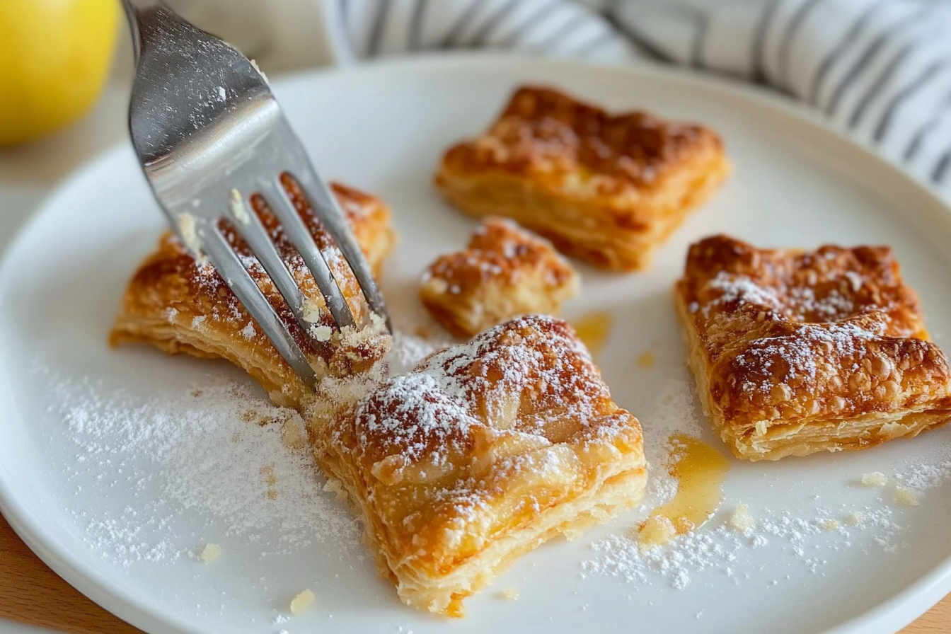 Sacs de feuilleté aux pommes