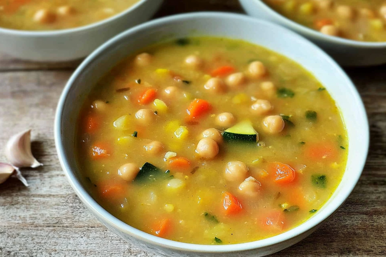 Soupe de carottes et courgettes