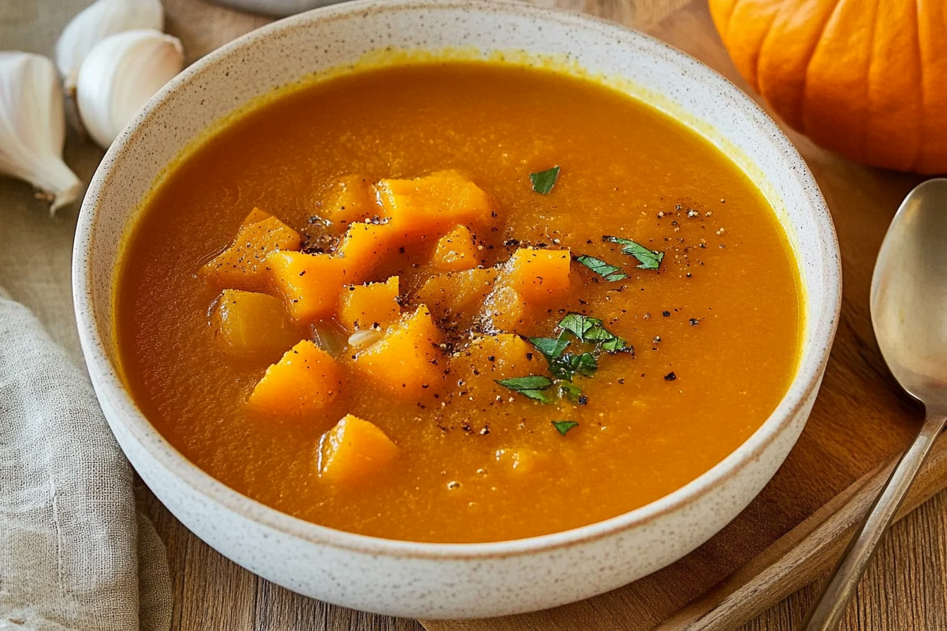 Soupe de courge facile