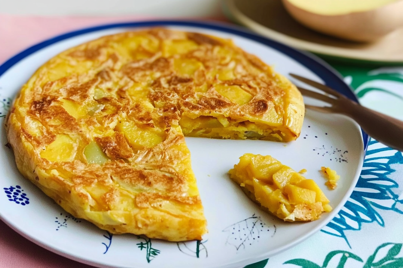 Tortilla de patata et calabaza