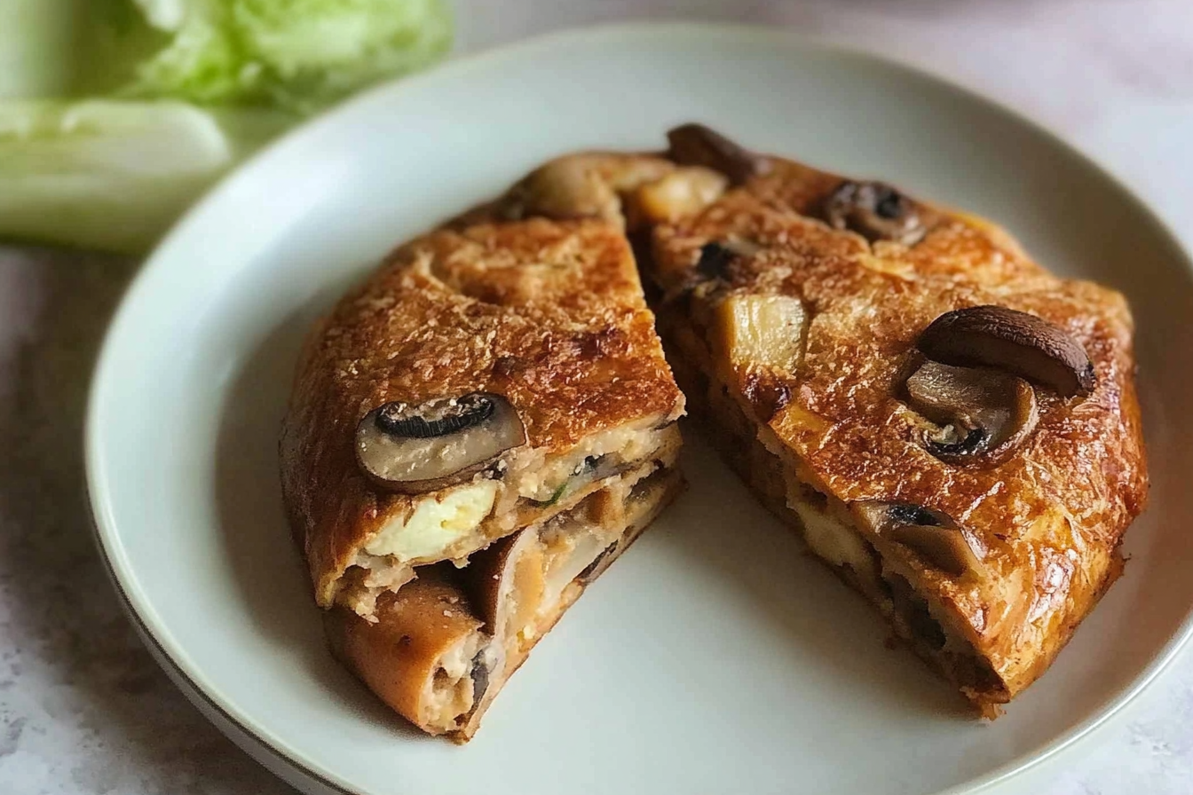 Tortilla de patatas aux champignons