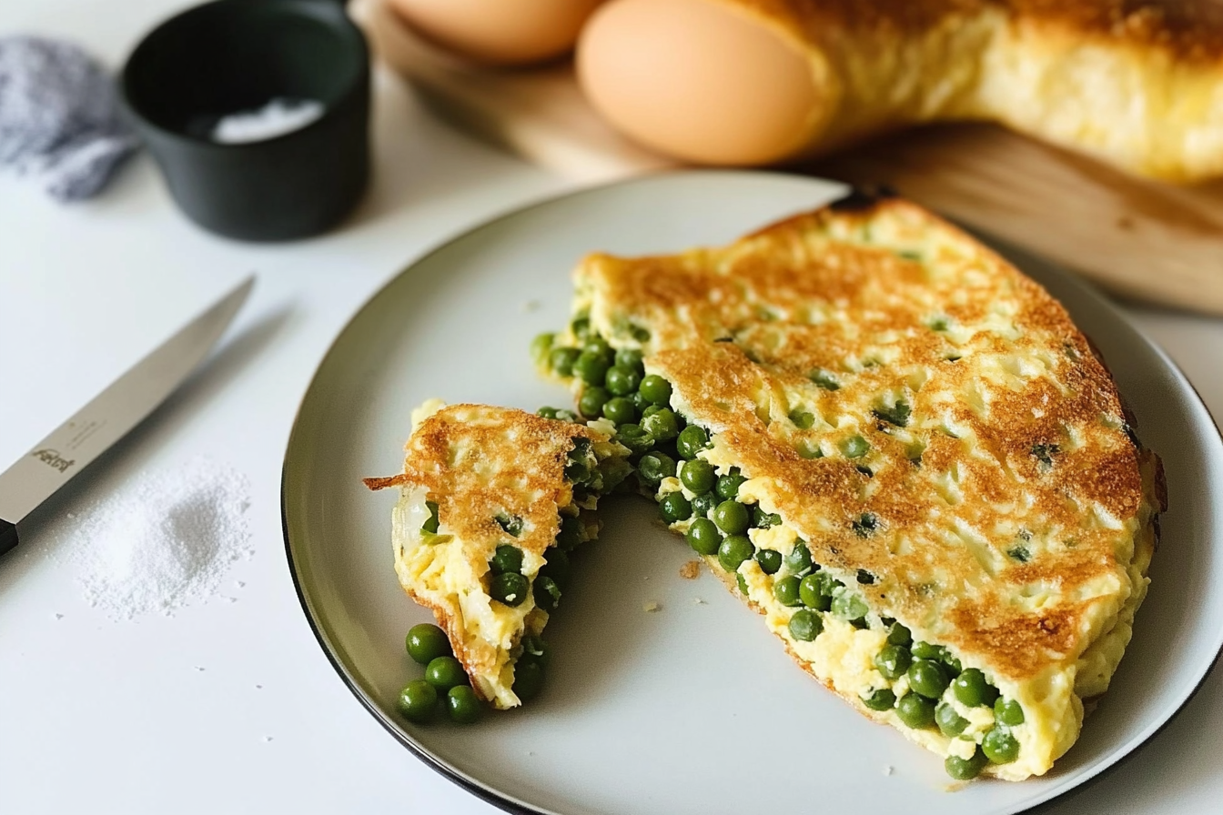 Tortilla de petits pois