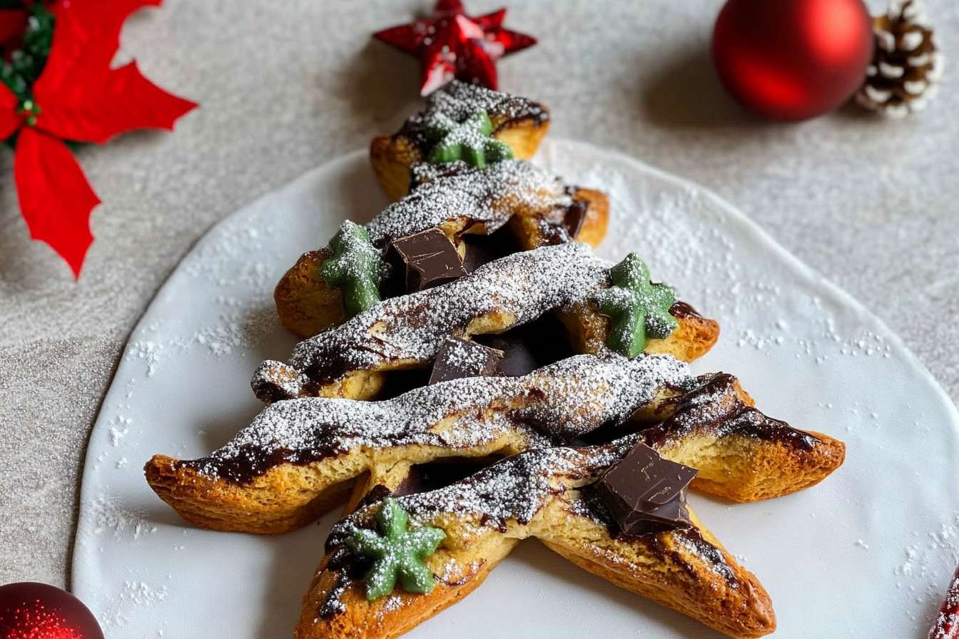 Arbre de Noël en chocolat