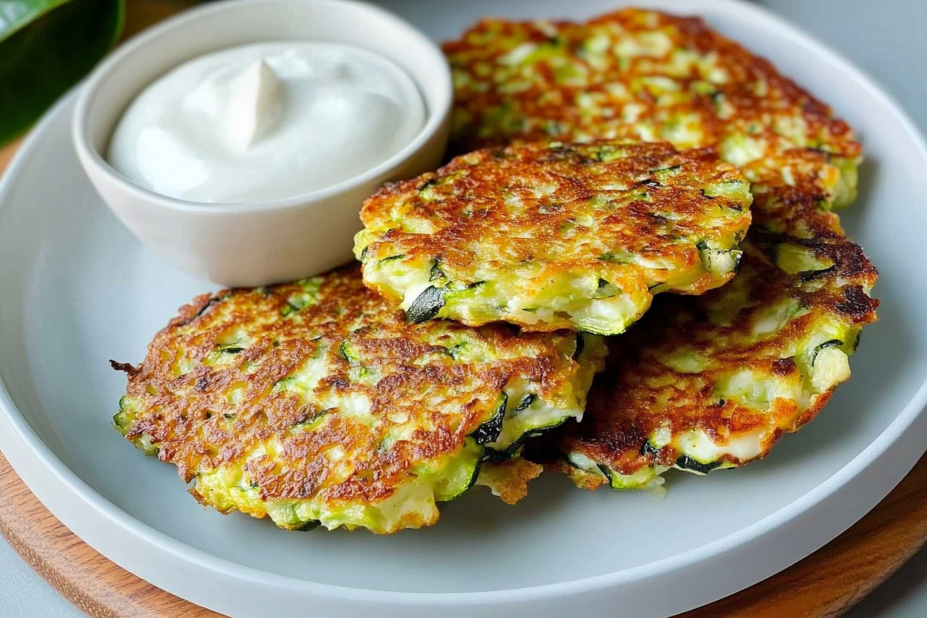 Beignets de courgette et mozzarella