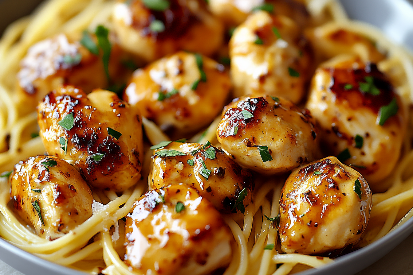 Bouchées de poulet à l'ail