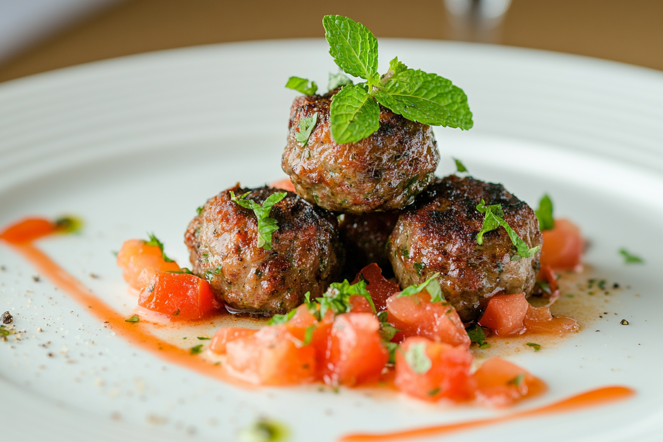 Boulettes d'agneau à la menthe
