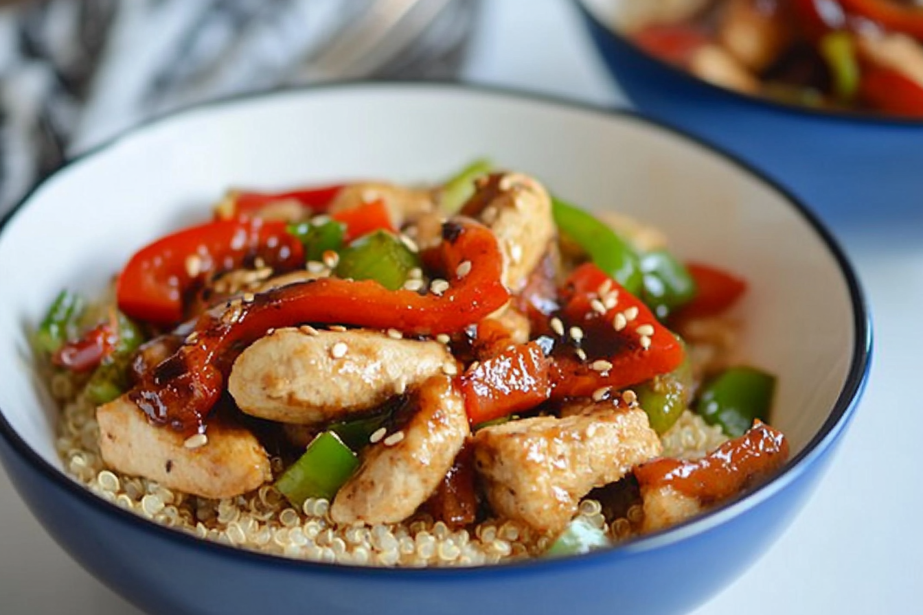 Bowl de quinoa au poulet