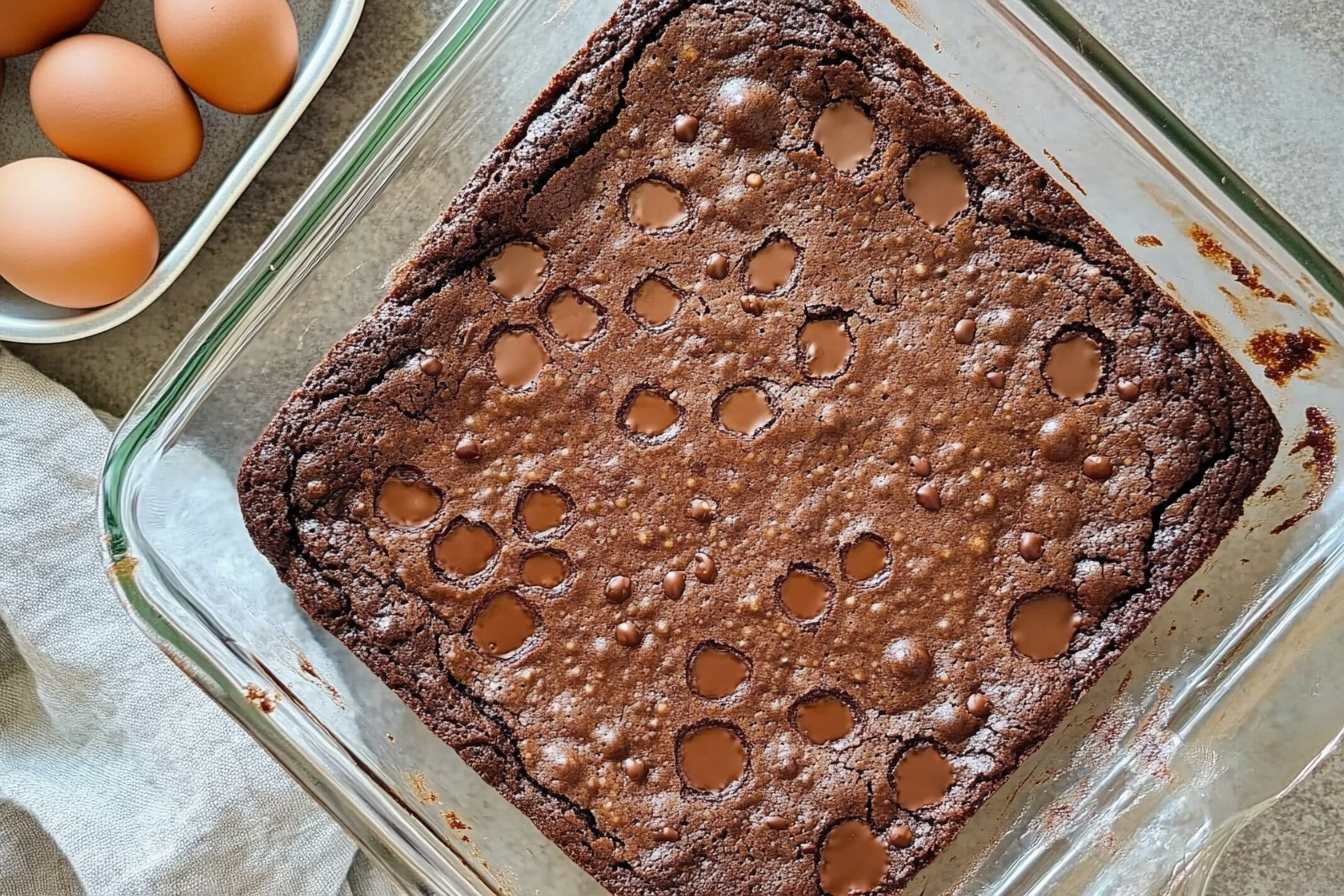 Brownie de courgette au chocolat