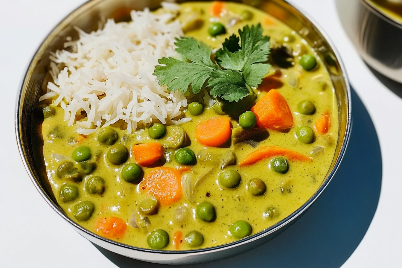 Curry de pois et carottes