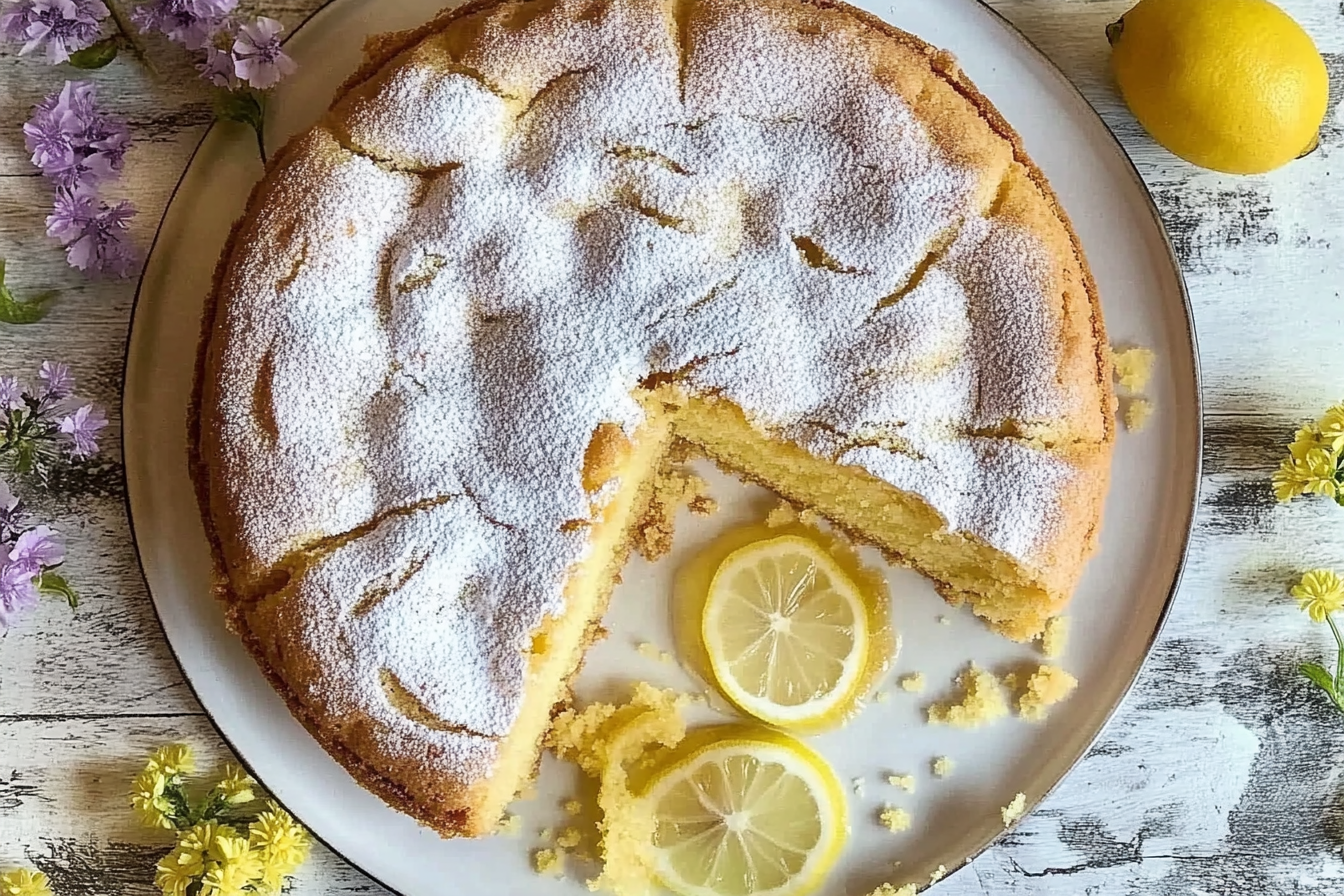 Gâteau de maïzena au citron
