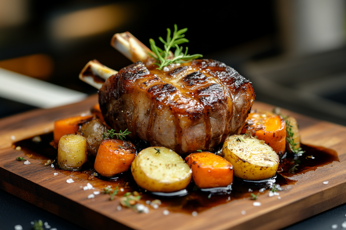 Gigot d'agneau à l'érable