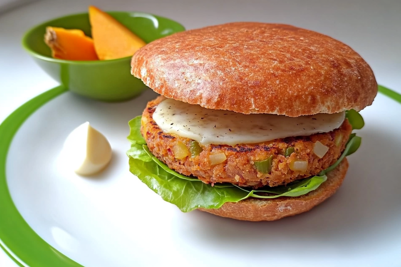 Hamburger de soja et courge