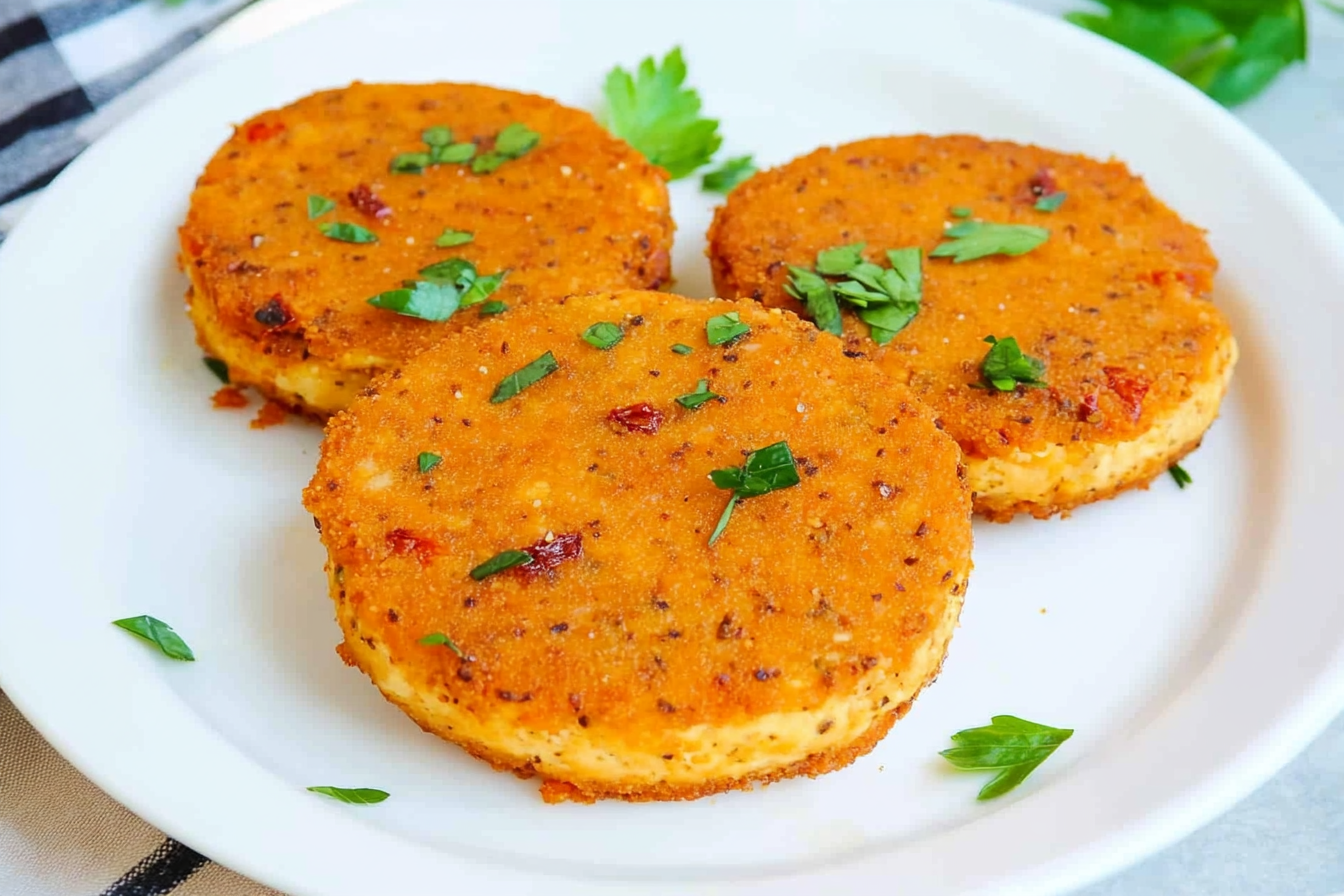 Hamburgers de tofu et tomates sèches