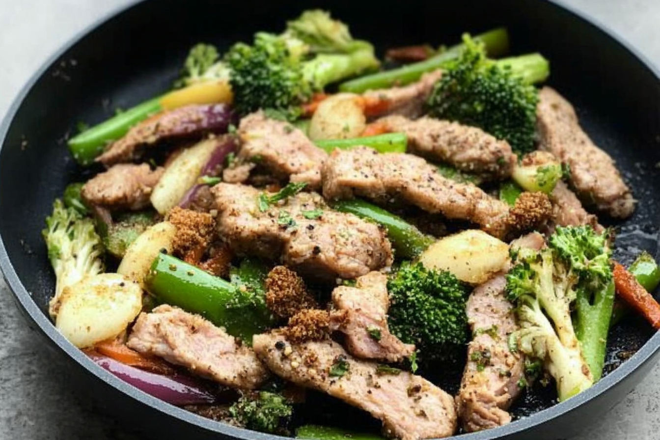 Lomo saltado aux légumes
