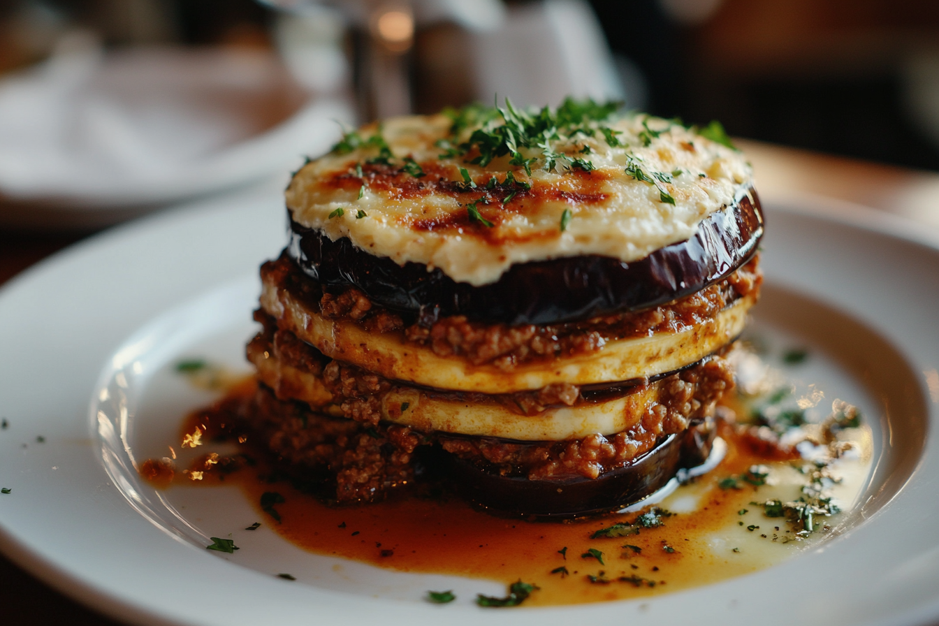Moussaka d'aubergines