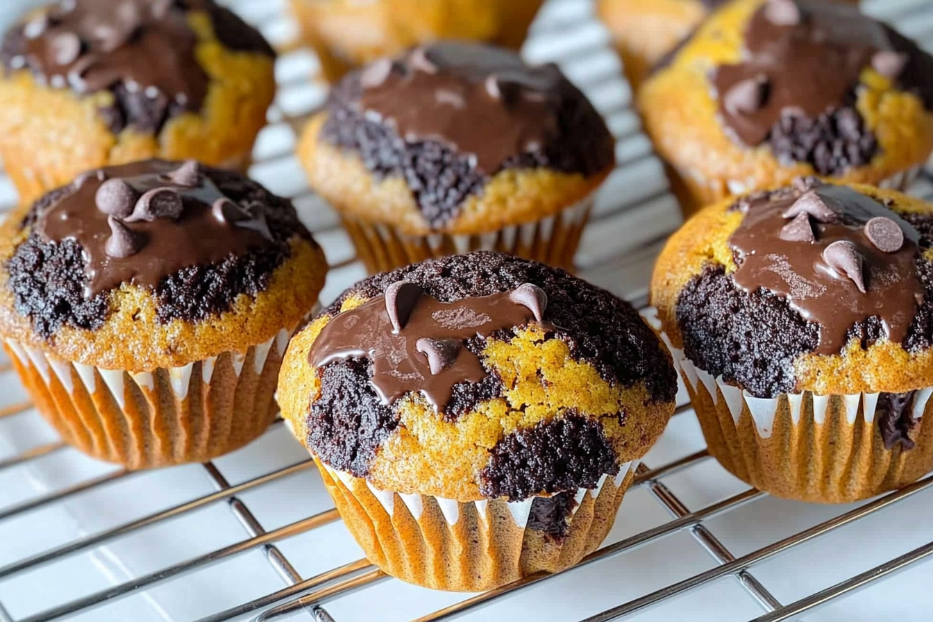 Muffins citrouille chocolat