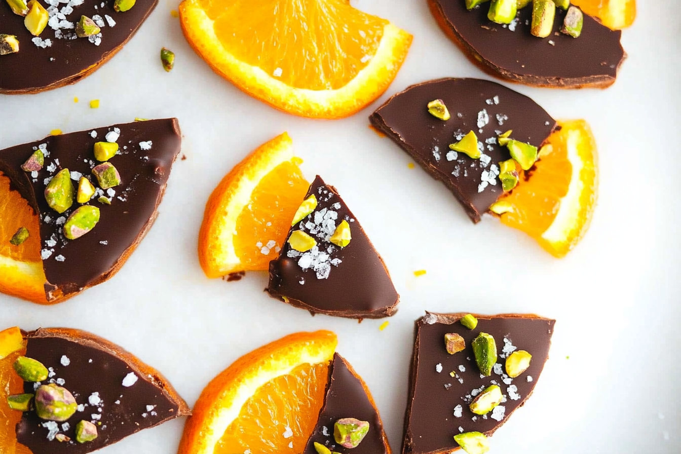 Orange chocolat pistaches gourmet