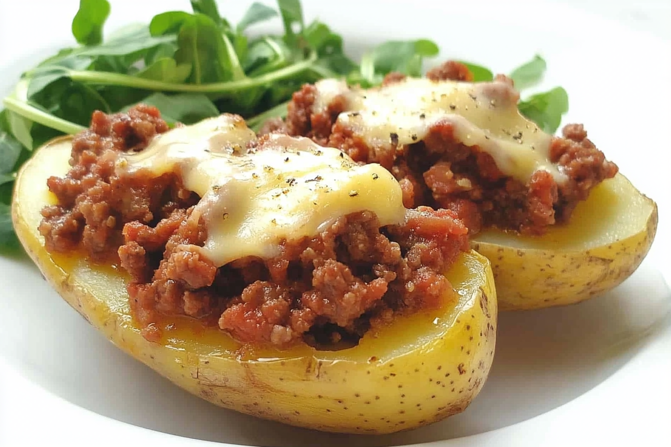 Pommes de terre farcies au fromage