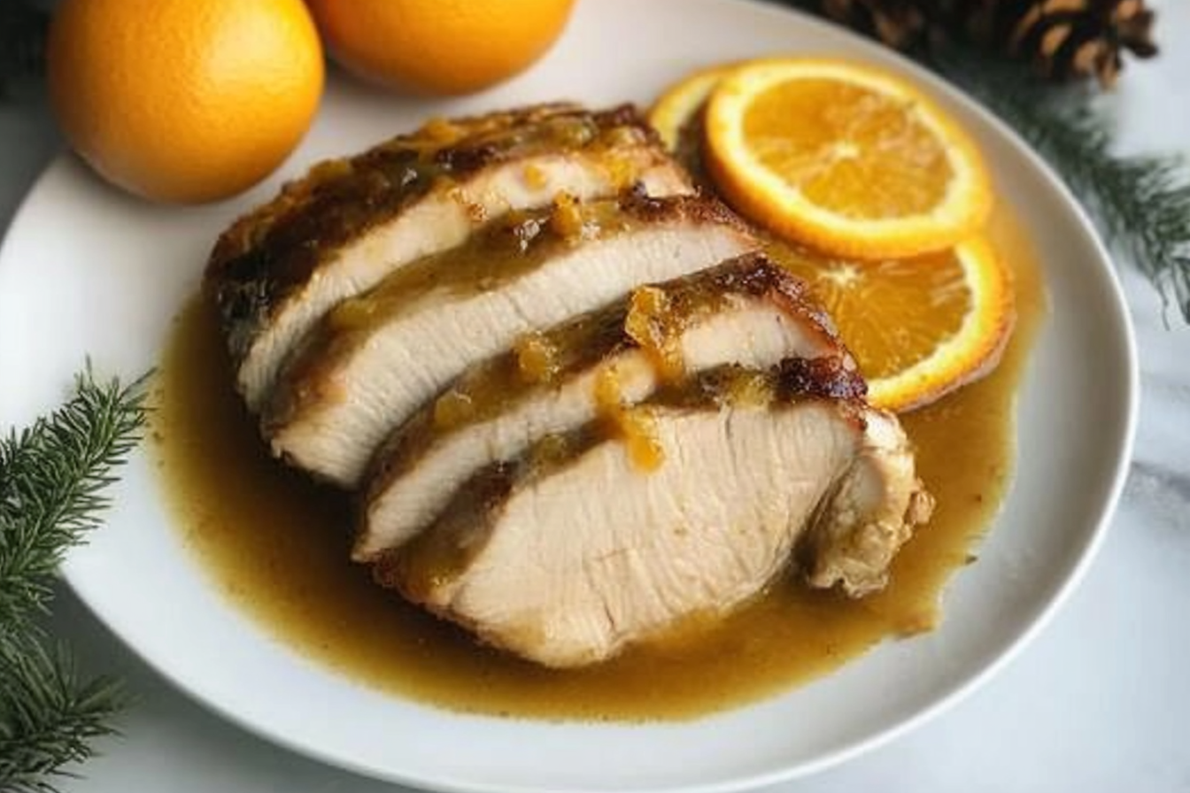 Porc à la sauce orange