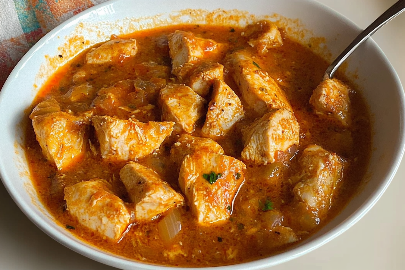 Poulet en sauce facile